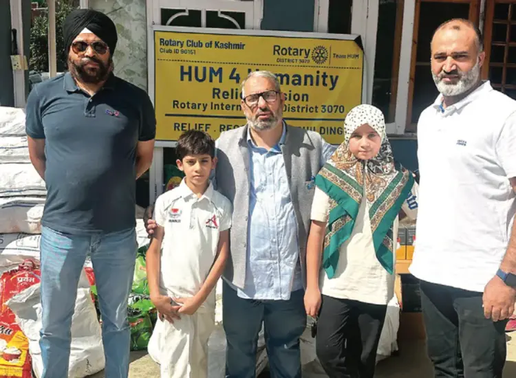 Rotary Kashmir Leads Flood Relief Drive